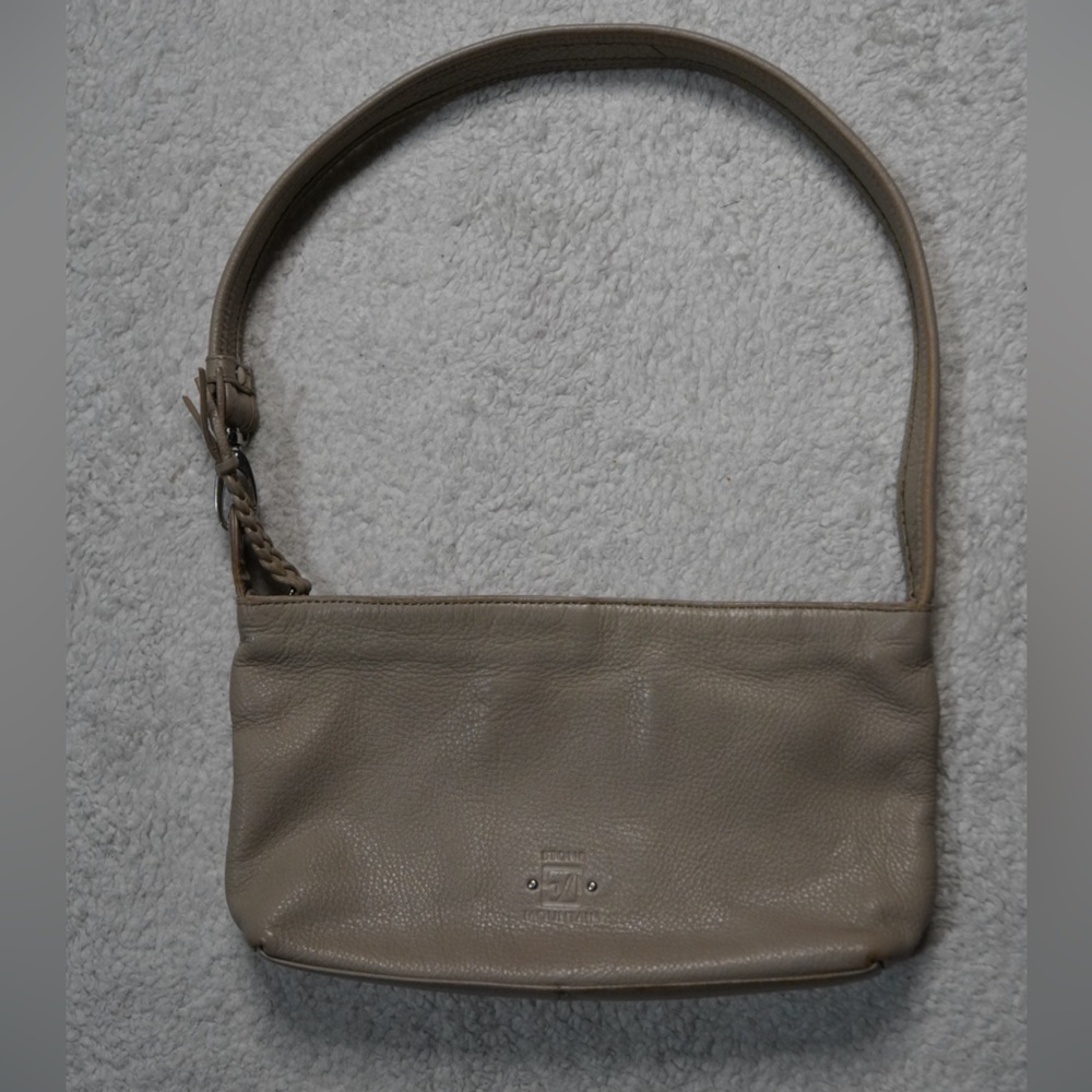 Stone Mountain Elegant Tan Leather Shoulder Bag